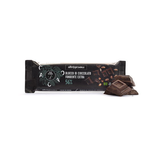 BLOCCO DI CIOCCOLATO EXTRA FONDENTE - BIO | COD. 285 | 200 g