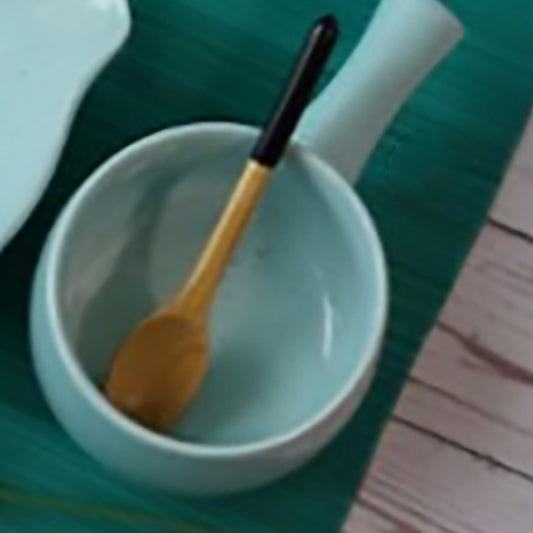 TEGLIA A PENTOLINO SABBIA AZZURRINO CERAMICA | COD 5114