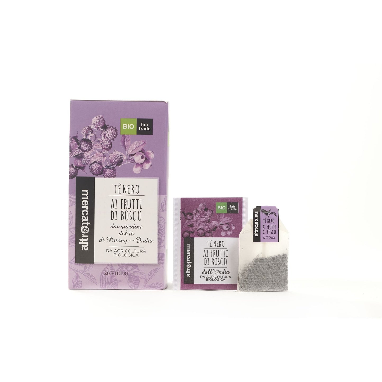 TÈ NERO FRUTTI DI BOSCO - BIO | COD. 479 | 20 filtri - 40 g