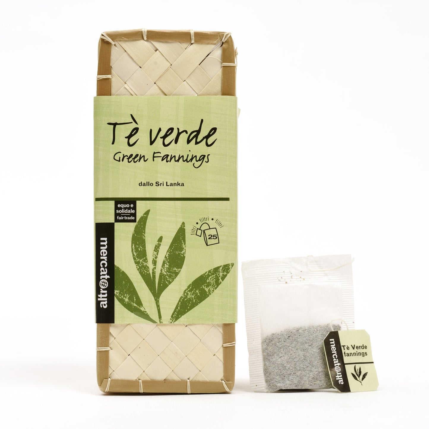 TÈ VERDE IN CESTINO  | COD. 806 | 25 filtri - 50 g