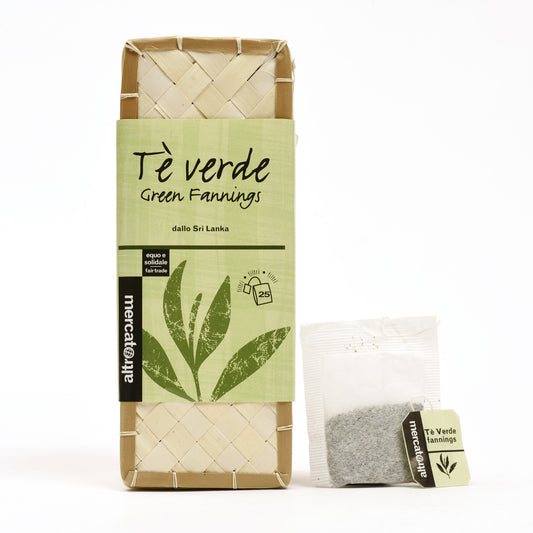 TÈ VERDE IN CESTINO  | COD. 806 | 25 filtri - 50 g