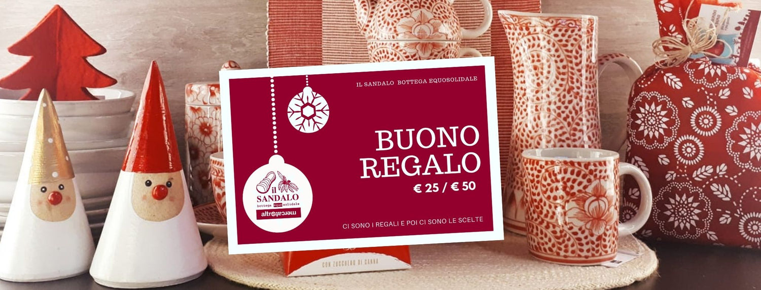 Buoni Regalo Natale Solidale. Regala una GIFT CARD