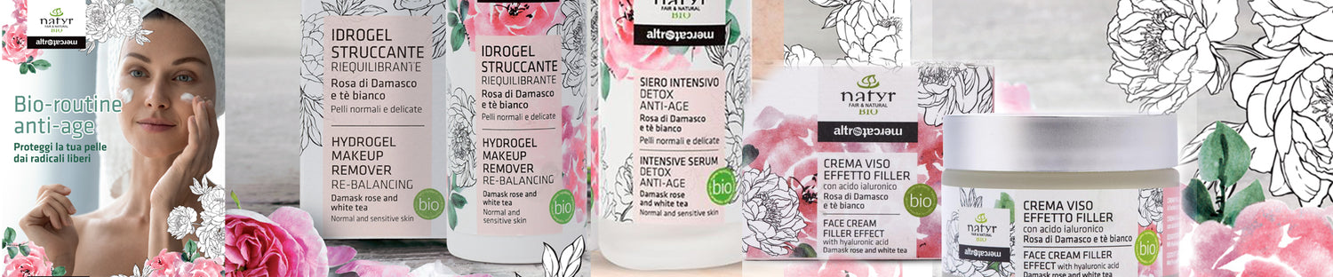 COSMESI NATYR LINEA ROSA DI DAMASCO