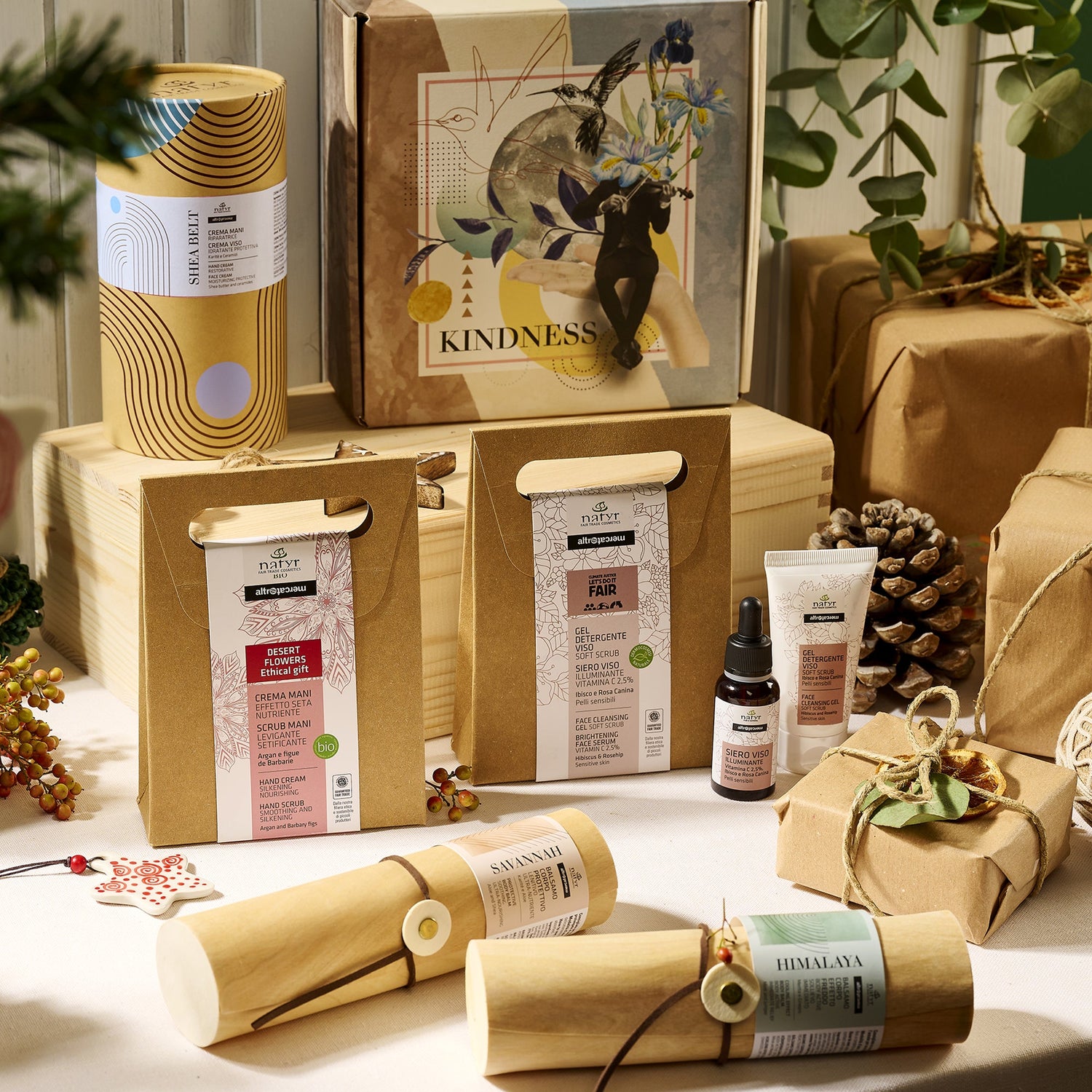 Cosmesi naturale biologica sostenibile idee regalo solidale di Natale