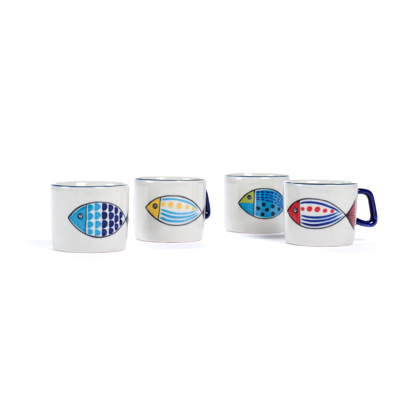 varie decorazioni Tazzina artigianale in ceramica dipinta a mano KAA | tazza da caffè.