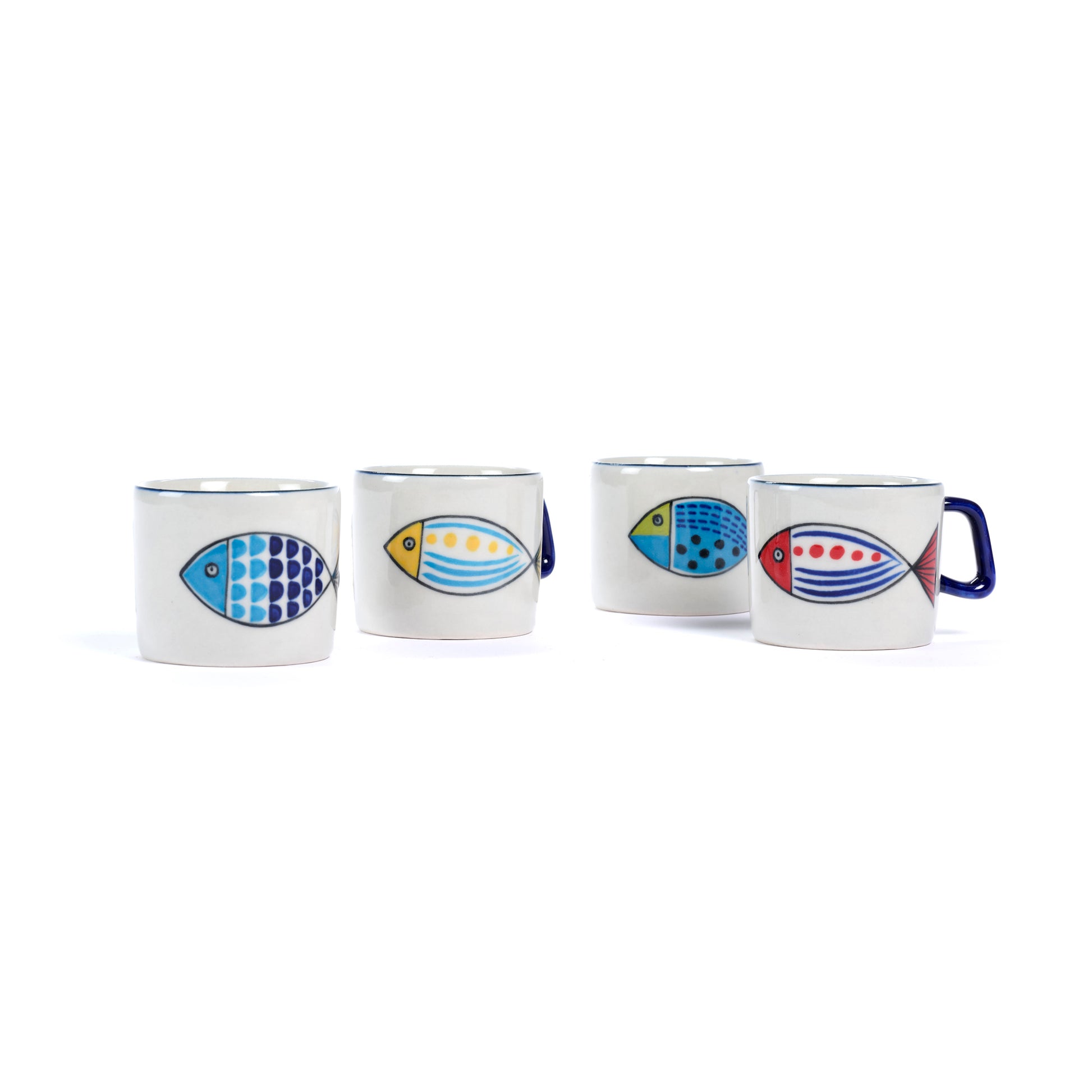 varie decorazioni Tazzina artigianale in ceramica dipinta a mano KAA | tazza da caffè.