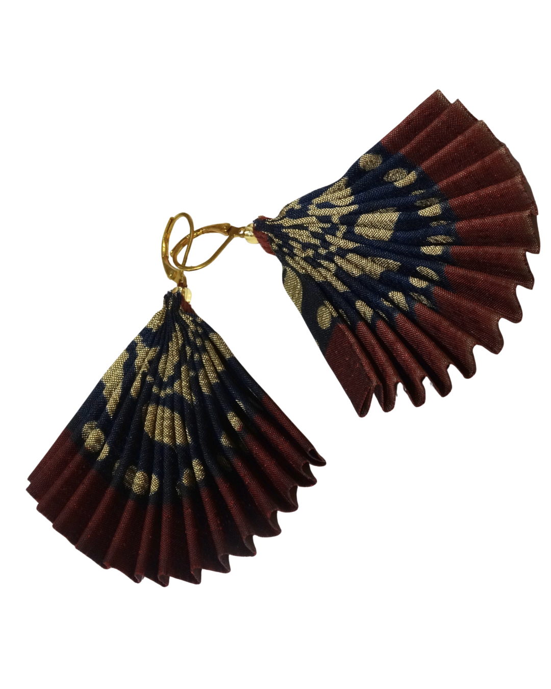 ORECCHINI SARI PLISSE PENDENTI | COD OXFIWA156