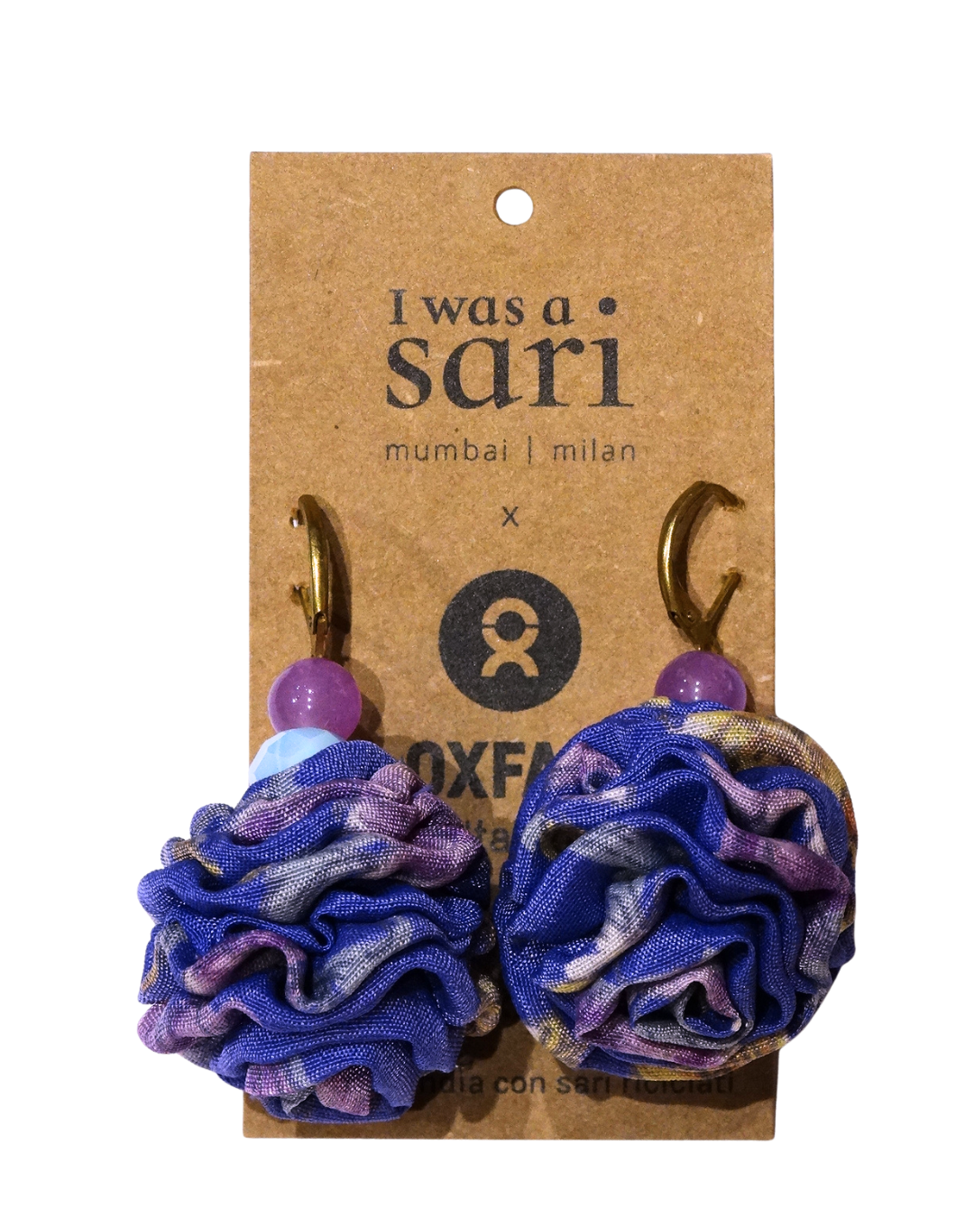 ORECCHINO SARI RUFFLE PENDENTE | COD 189