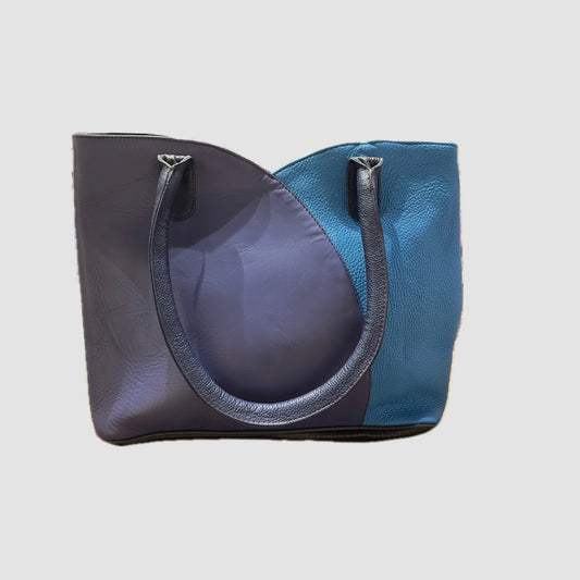 Borsa Valeria a spalla Soruka in pelle recuperata | Vari colori | Artigianato indiano , fronte