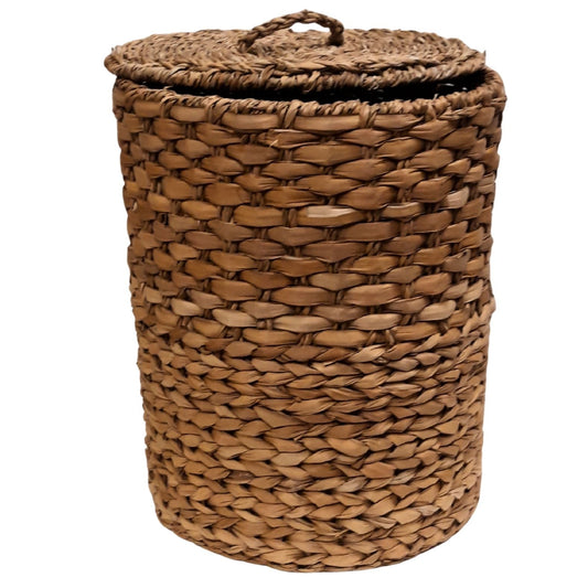 Cesto portabiancheria in fibra naturale | Cesto bucato artigianale