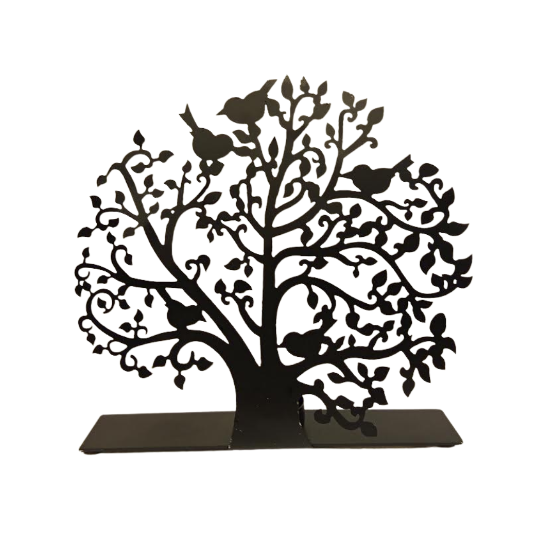 Portalumini Albero\Uccellini| Artigianato Indiano