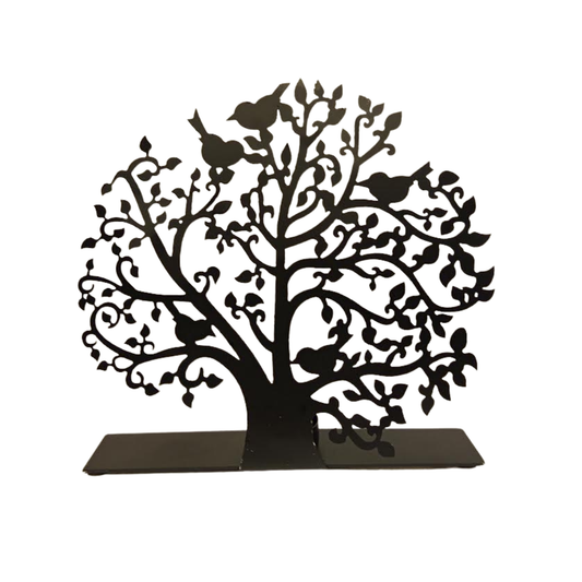 Portalumini Albero\Uccellini| Artigianato Indiano