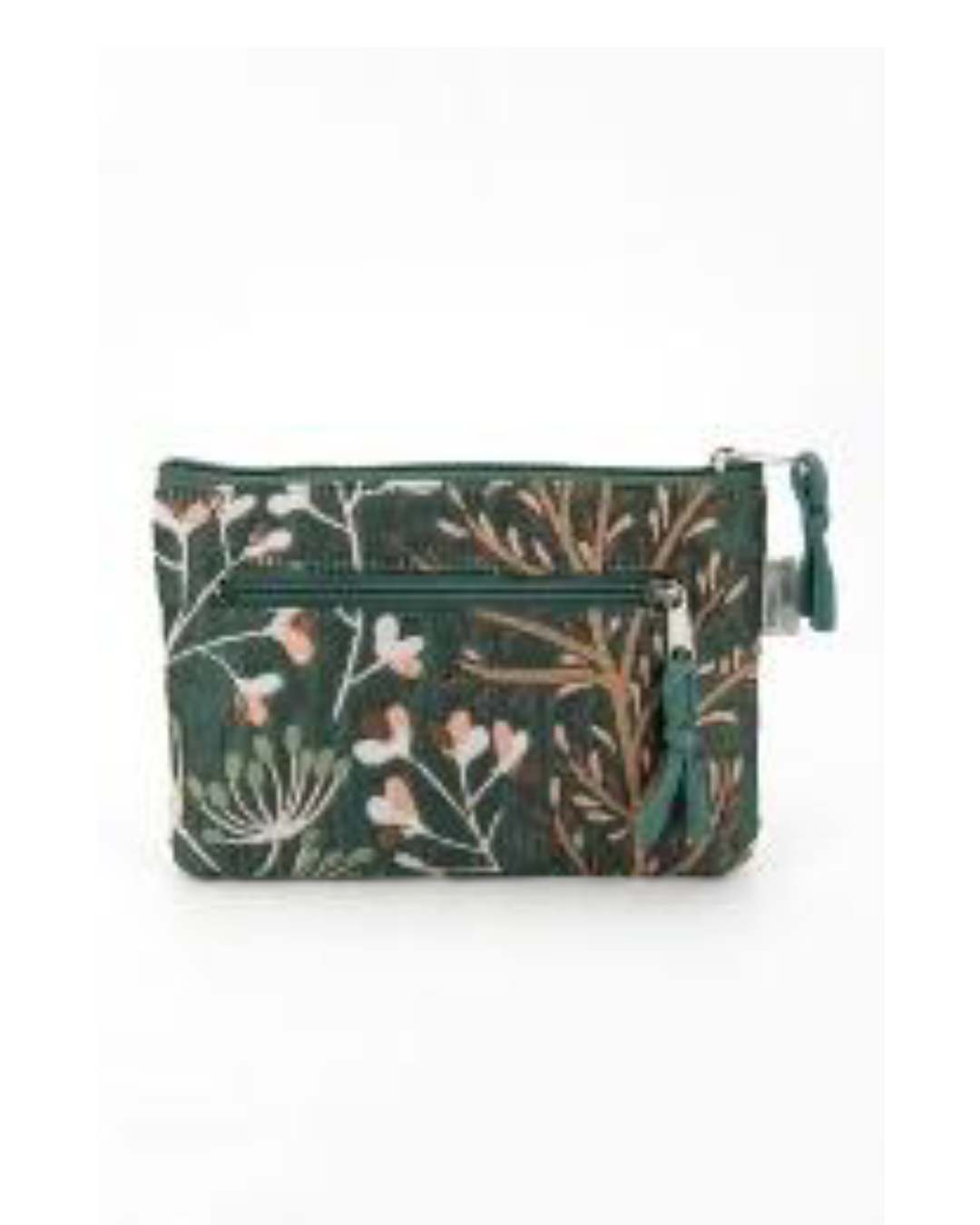 Astuccio con tasca Fiori Verdi | Artigianato Vietnamita Craft Beauty