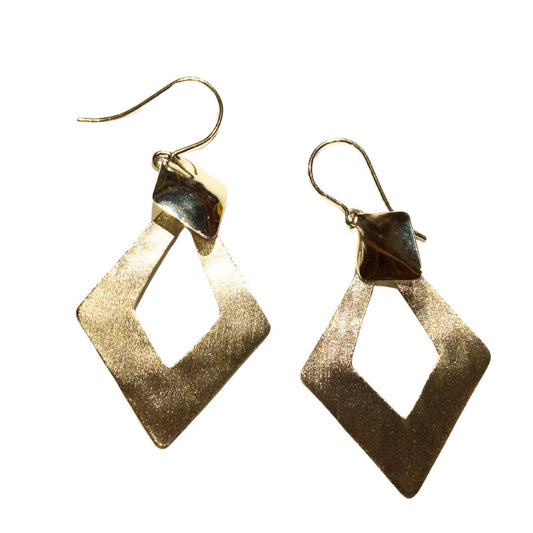 Orecchini geometrici silver artigianali | Bijoux solidali Cambogia