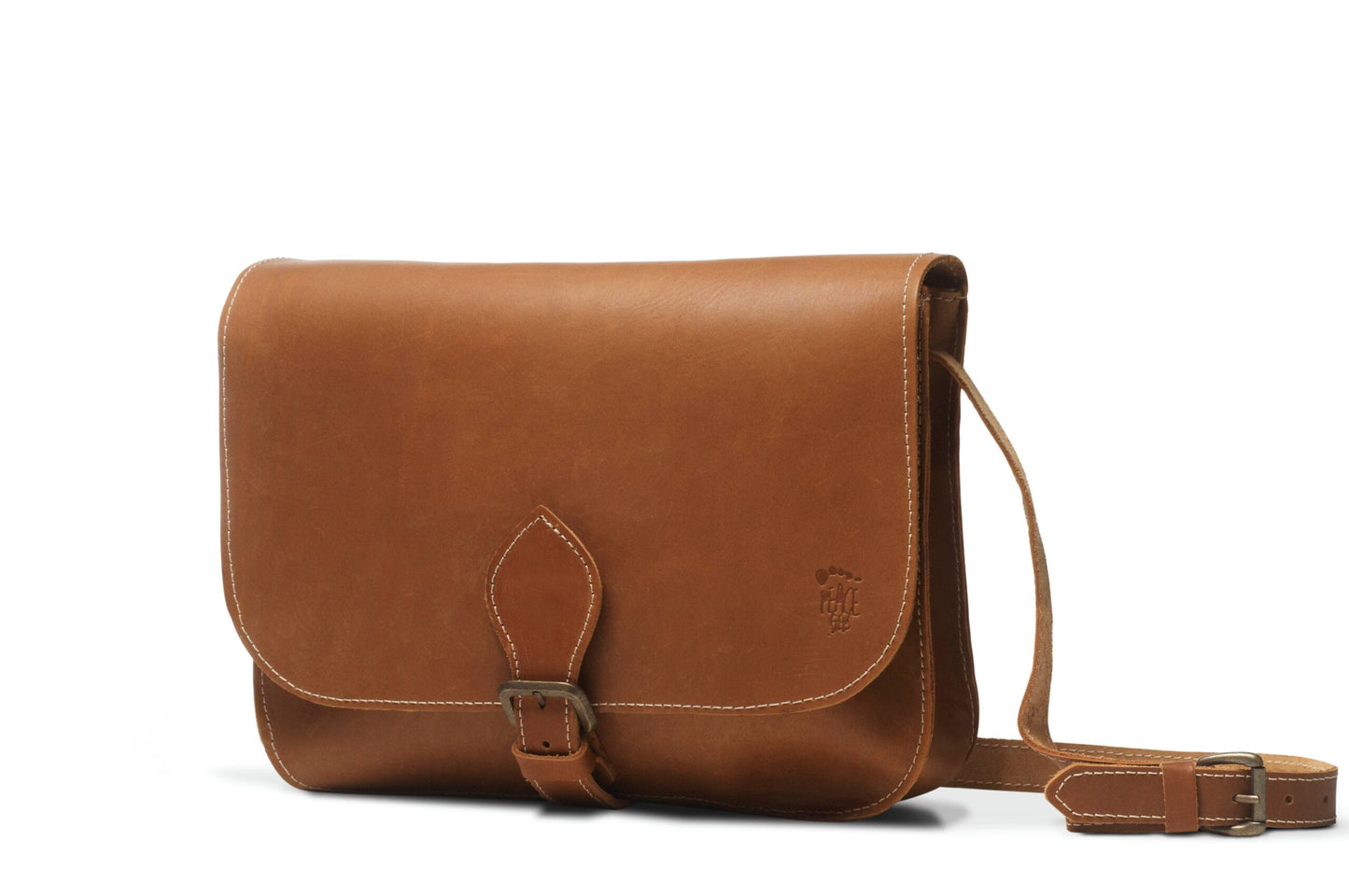BORSA PEACE STEPS BAG 70'S BIG TOBACCO