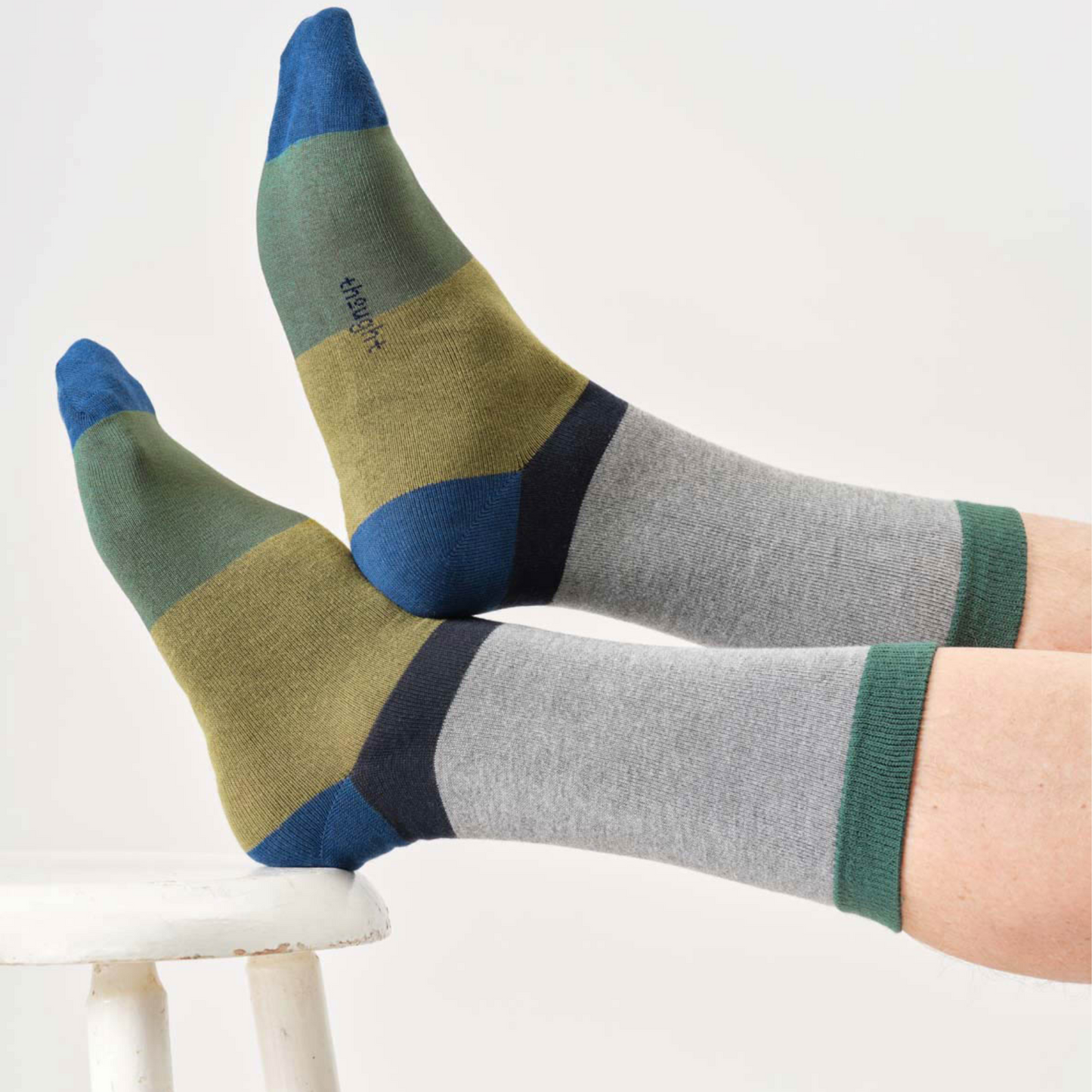 CALZINI UOMO COLUOR BLOCK GREY MARL  | COD 00007543