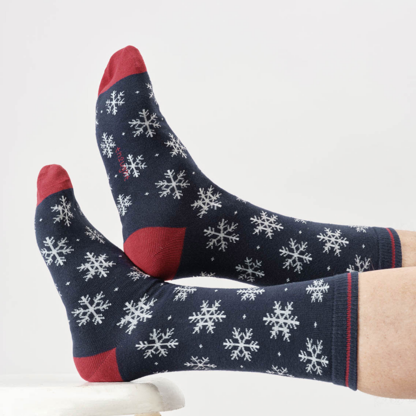 CALZINI UOMO SNOWFLAKE NAVY BLUE  | COD 7564