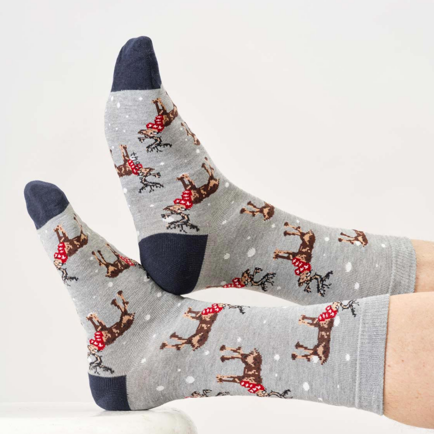 BOX REGALO CALZINI UOMO CHRISTMAS ANIMALS THOUGTH | COD 7585