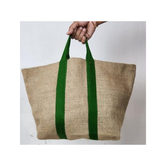 BORSA JUTA MANICO VERDE| COD HUBEQ7281840