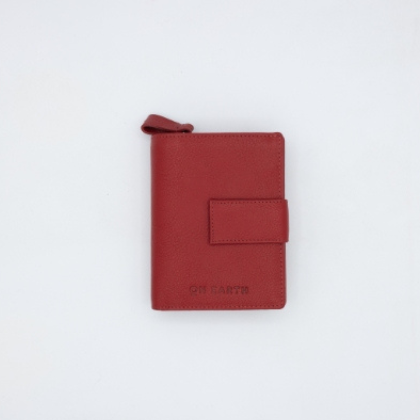 Portafoglio pelle rosso donna Natalia – Portafoglio artigianale India 