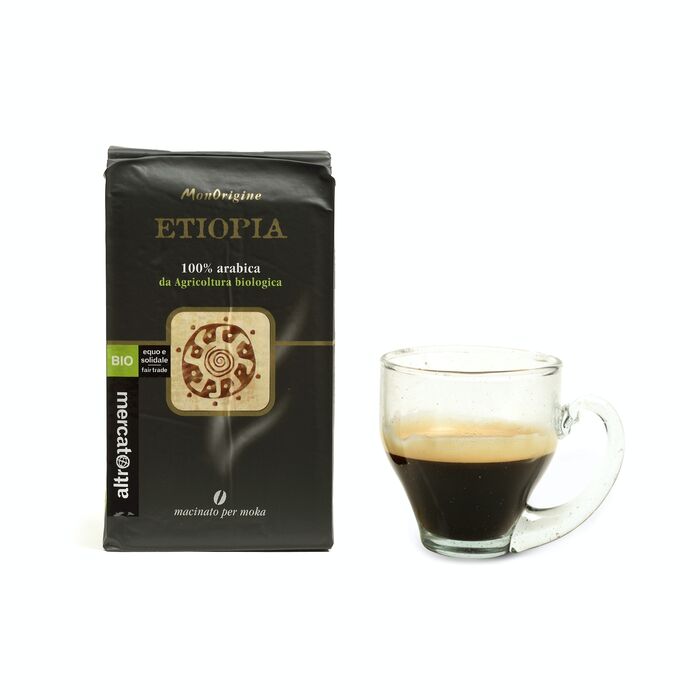 CAFFÈ 100% ARABICA MACINATO MONORIGINE ETIOPIA - BIO | COD. 382 | 250 g