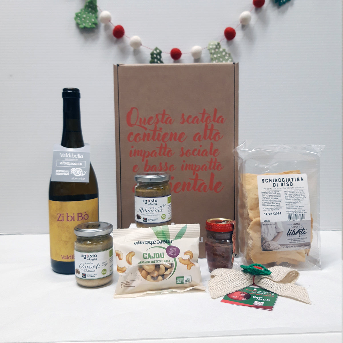 CESTO NATALIZIO APERITIVO IN COMPAGNIA | COD 25N25