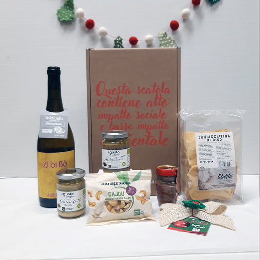 CESTO NATALIZIO APERITIVO IN COMPAGNIA | COD 25N25