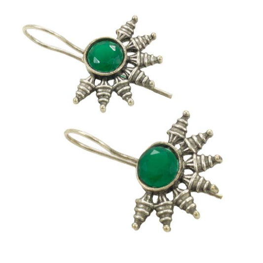 orecchini Radiant ottone argento, bijoux solidale collezione OnEarth
