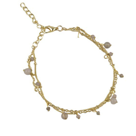 bracciale perline grigie bijoux etico della collezione Onearth PE26