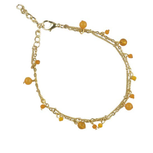 bracciale perline oro bijoux etico collezione Onearth