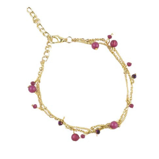 BRACCIALE COLOUR VIOLA ORO INDIA | HUBM341133174013