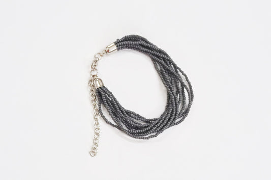 BRACCIALE AURORA FERRO OTTONE VETRO GRIGIO| HUBM3731134007117