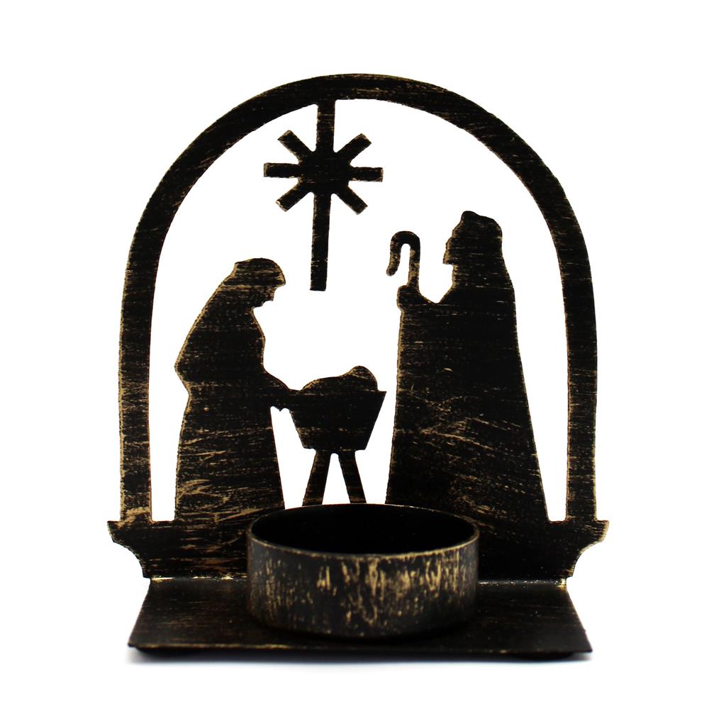 Presepe capanna portalumino