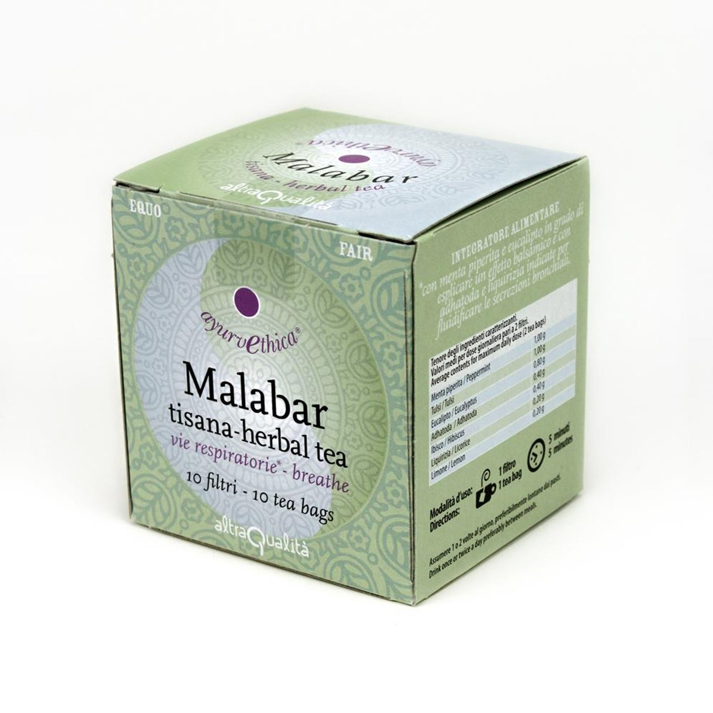 MALABAR TISANA AYURVETHICA BALSAMICA IN BUSTINE | COD. AL0050024 | 10 filtri