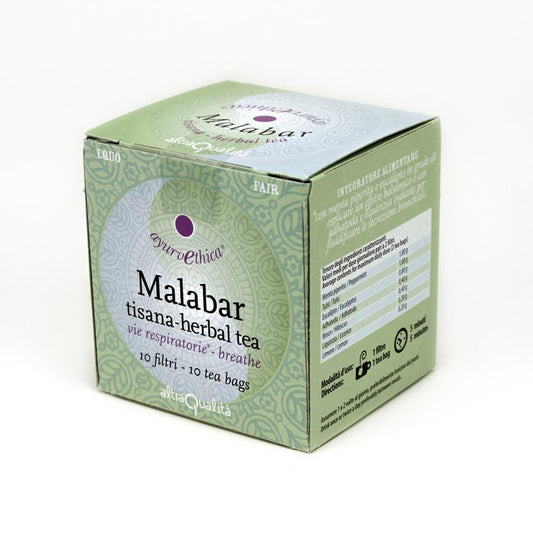 MALABAR TISANA AYURVETHICA BALSAMICA IN BUSTINE | COD. AL0050024 | 10 filtri