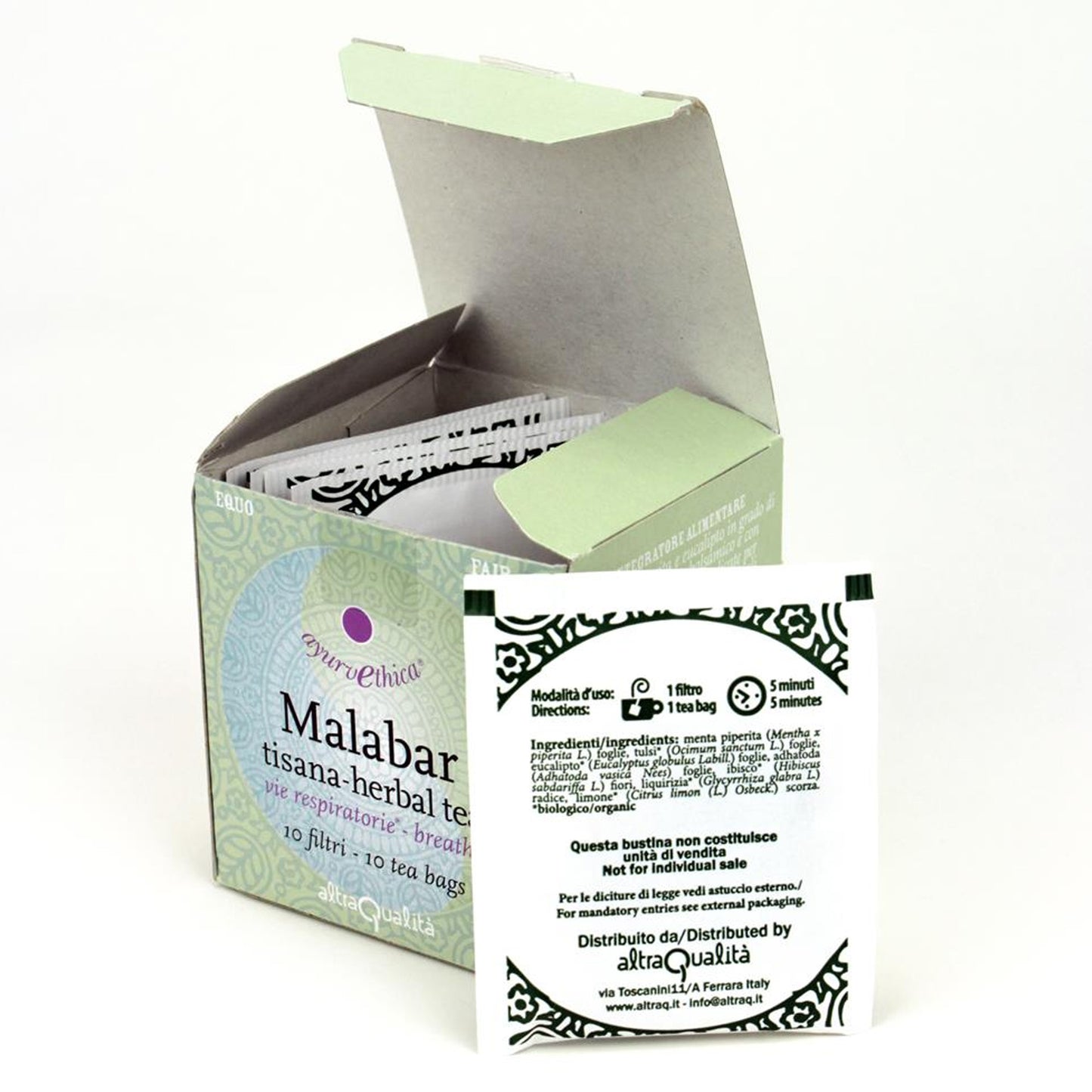 MALABAR TISANA AYURVETHICA BALSAMICA IN BUSTINE | COD. AL0050024 | 10 filtri