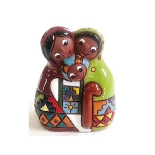 Presepe Chuyna in ceramica | artigianale equosolidale Bolivia