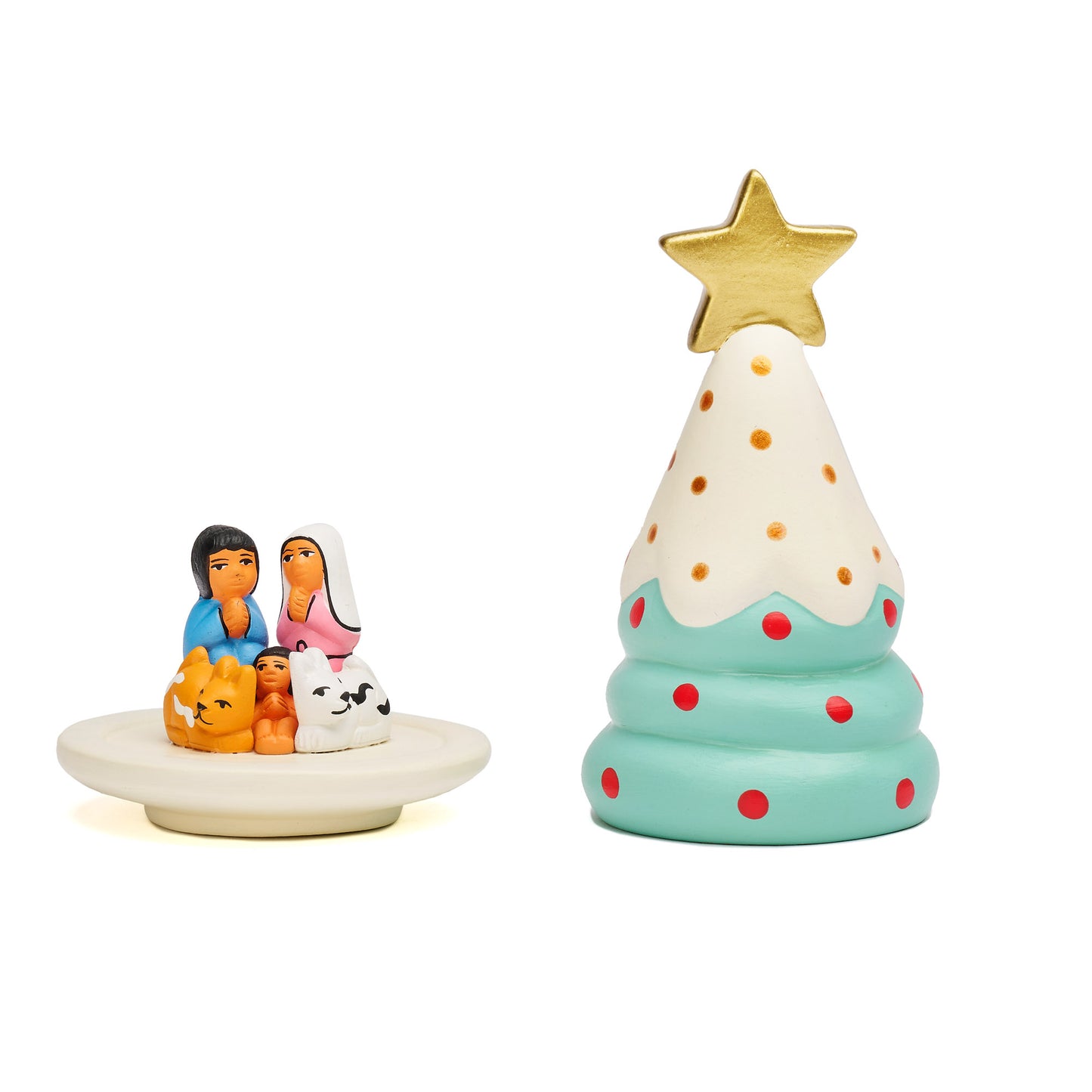 PRESEPE DOLCE SORPRESA AZZURRO, IN CERAMICA | COD. 6537