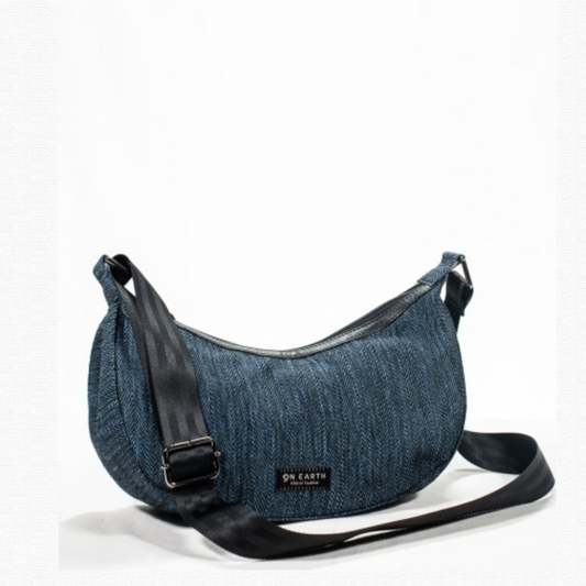 BORSA CANAPA COTONE ATENE BLU  |COD HUBEQ8034994|