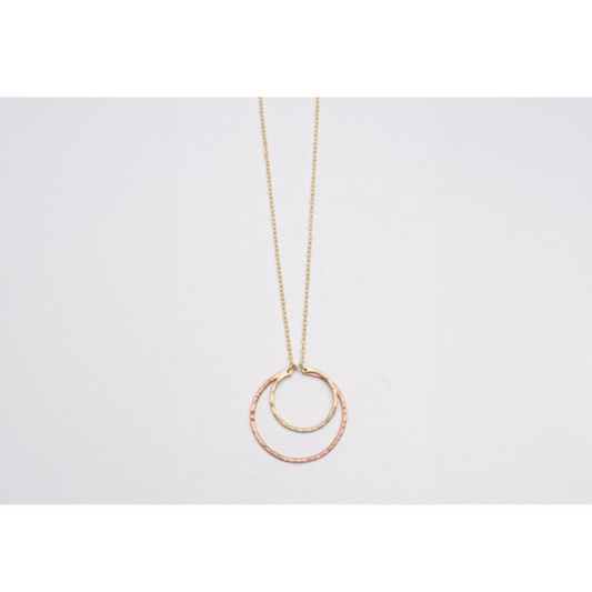 COLLANA ESSENZA, OTTONE PLACCATO ORO E RAME | HUBM341126159318