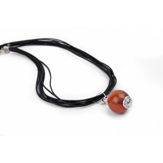 COLLANA ROSITA OTTONE PLACCATO ARGENTO, AGATA | HUBM341133163001