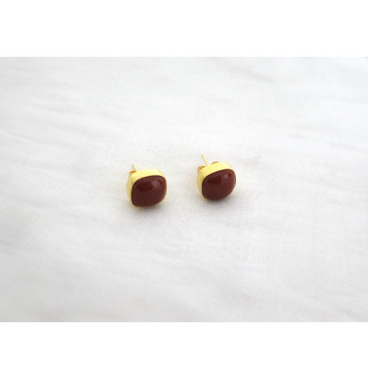 ORECCHINI RIVA OTTONE DIASPRO INDIA| HUBM341133162009