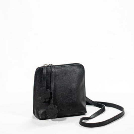 BORSA PELLE NIZZA NERO |COD HUBEQ80349655|