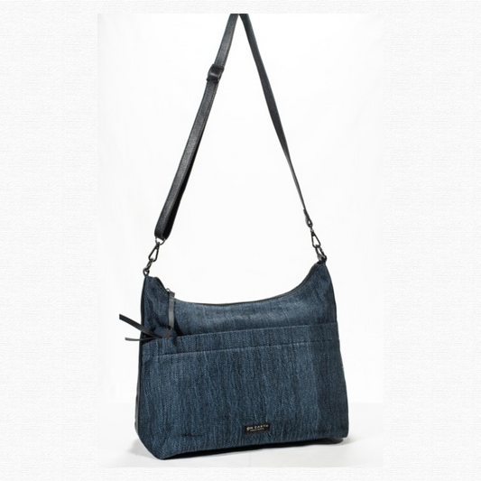BORSA CANAPA COTONE PHILADEPHIA BLU  |COD HUBEQ8034993|