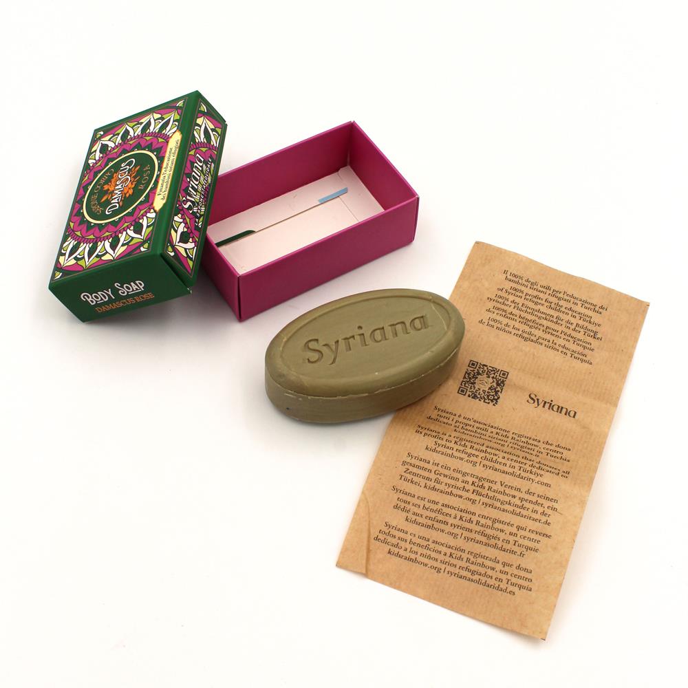 SAPONE DI ALEPPO PROFUMATO ROSA DAMASCEA | COD. HUBAQCS0102007