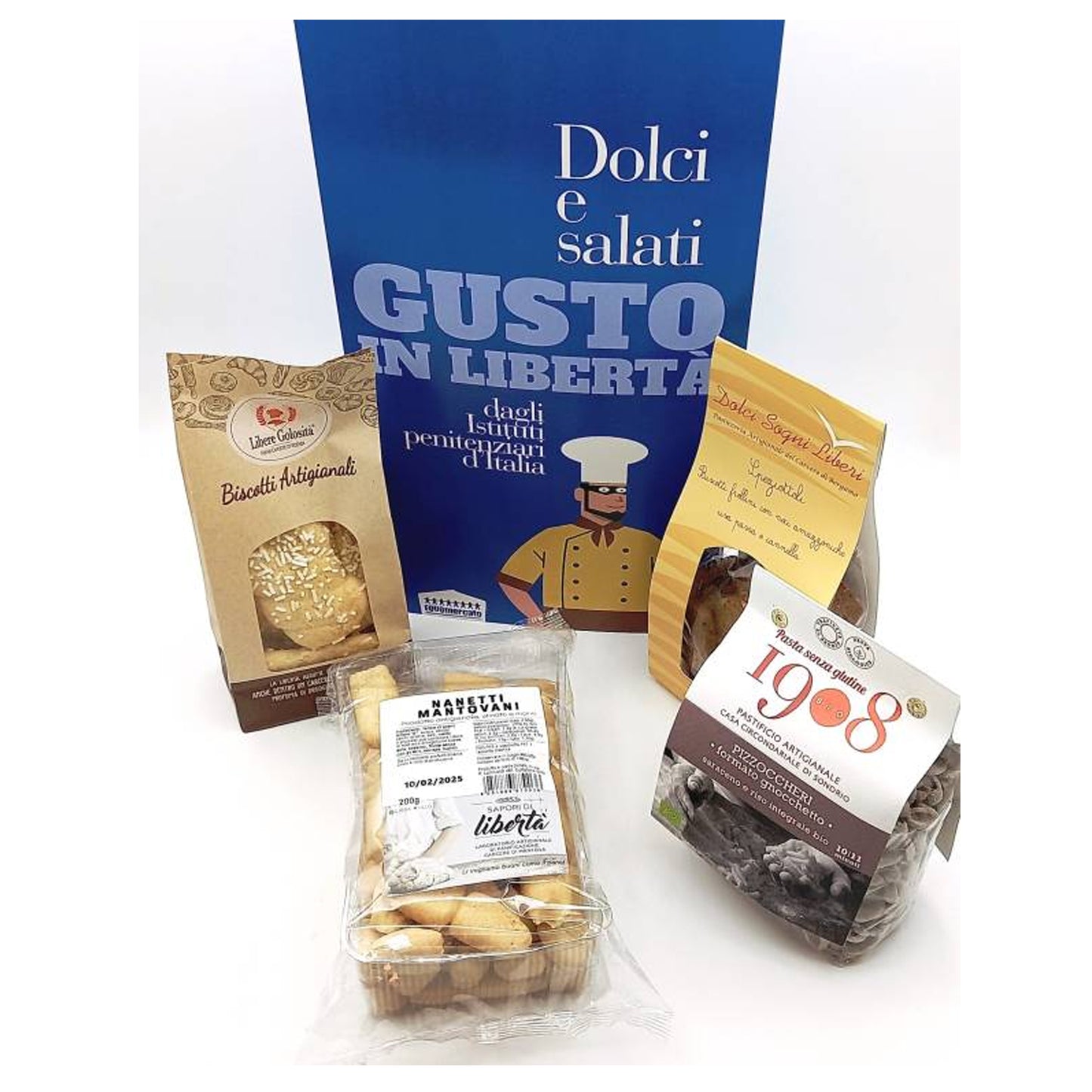 SCATOLA GUSTO IN LIBERTA'-ECONOMIA CARCERARIA-NATALE EQUOSOLIDALE | COD.387 |