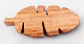 TAGLIERE FOGLIA MEDIA IN LEGNO DI NEEM | COD. 6087