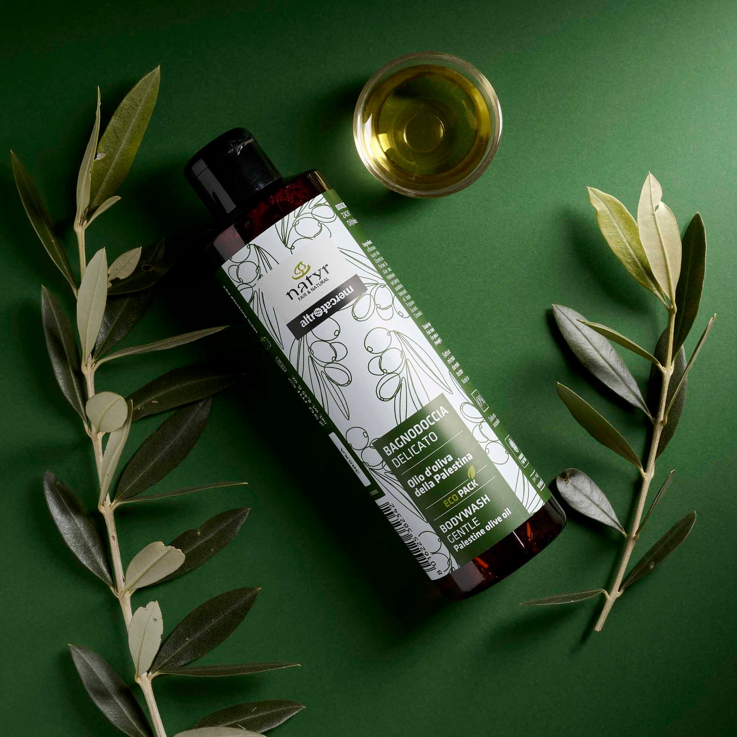 BAGNO DOCCIA DELICATO ALL'OLIO D'OLIVA DELLA PALESTINA | COD.8053