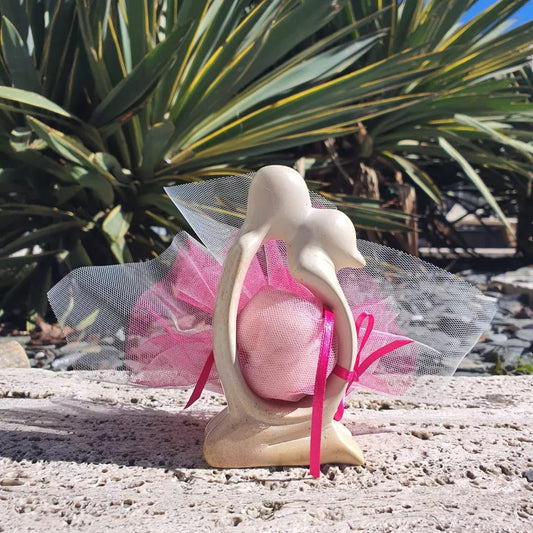 bomboniera solidale per il matrimonio in pietra saponaria fatta a mano da artigiani del Kenya del commercio equosolidale