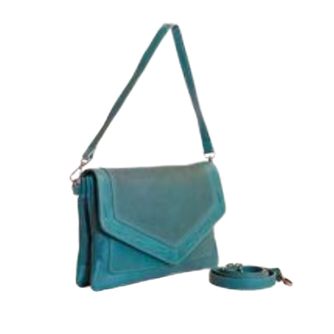 Borsa Nantes in pelle verde | collezione OnEarth ecosostenibile
